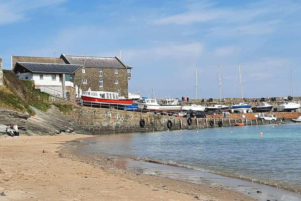 Arvonia Sleeps 7, Sea Views, Dog Friendly Villa New Quay  Exteriör bild